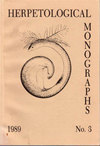 HERPETOLOGICAL MONOGRAPHS封面